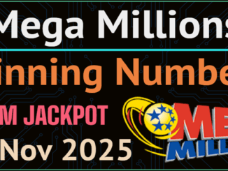 Mega Millions Drawing Results 11/25/2025 Winning numbers November 25, 2025
