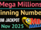 Mega Millions Drawing Results 11/21/2025 Winning Numbers 21 November 2025