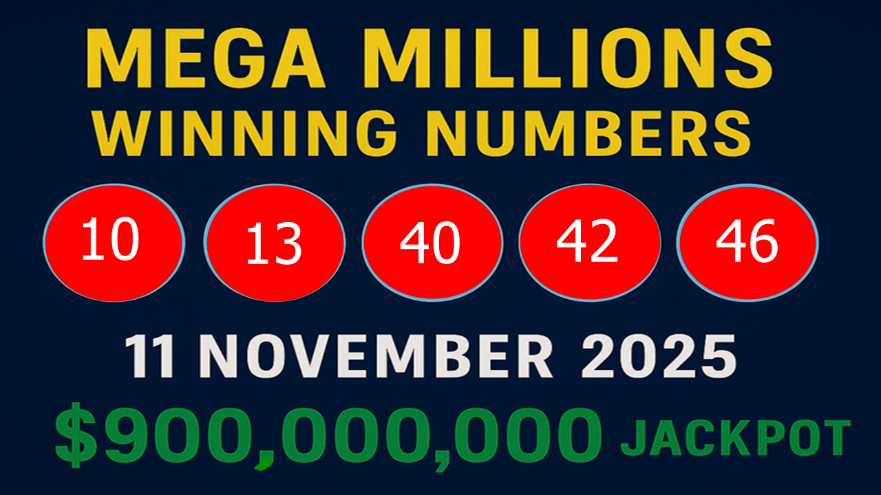 Mega Millions 11/11/2025 winning numbers