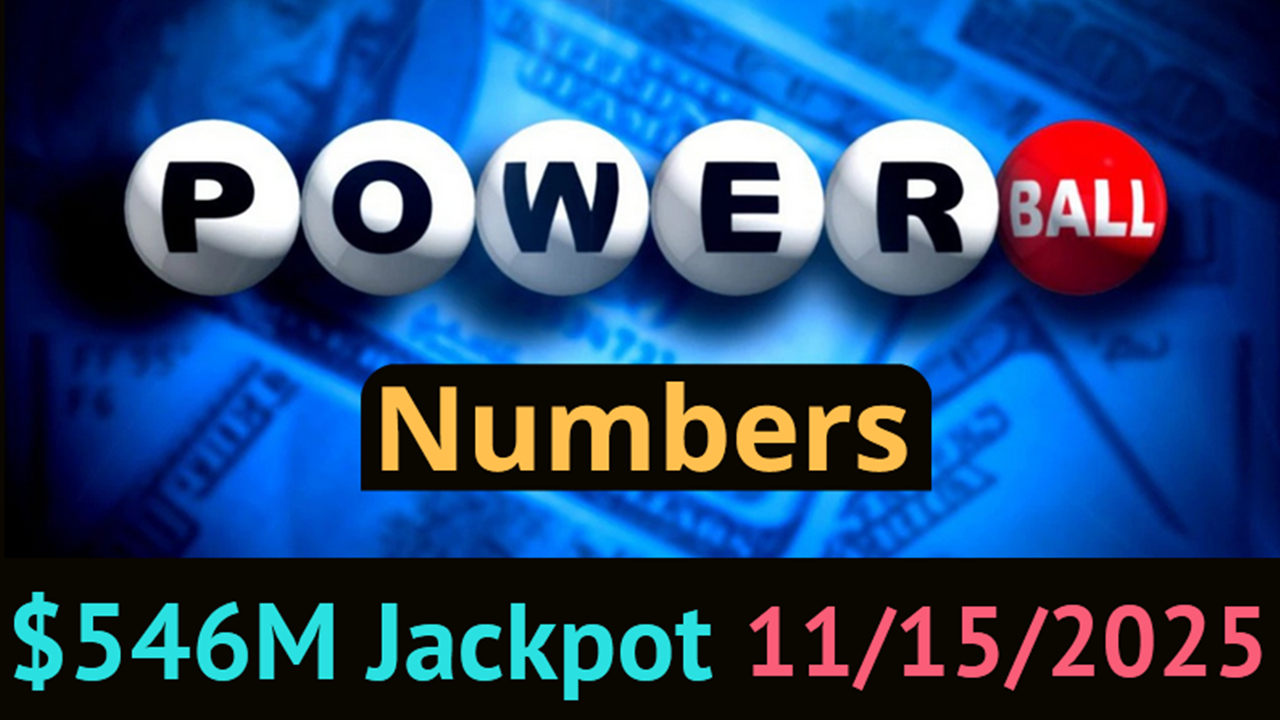 Powerball drawing results 11/15/2025 winning numbers