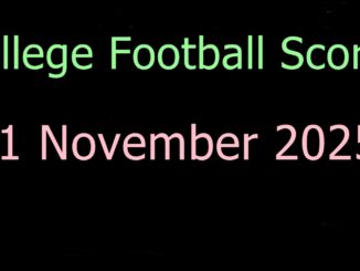 college football scores 1 November 2025