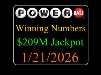 Powerball-drawing-result-numbers 21 January 2026
